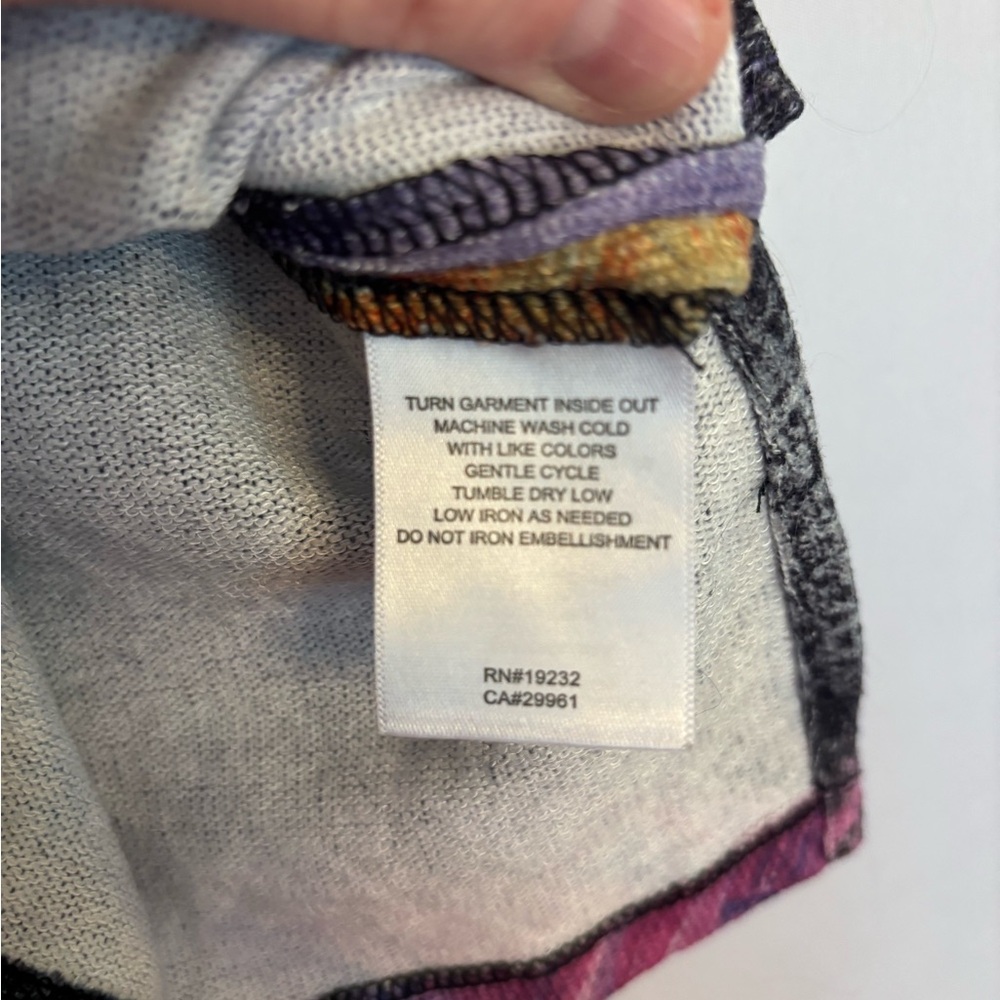 Alfred Dunner Multicolor Floral Turtleneck Knit Sweater - Picture 5 of 5